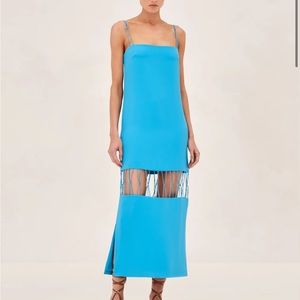 Alexis Miah Caged Midi Dress